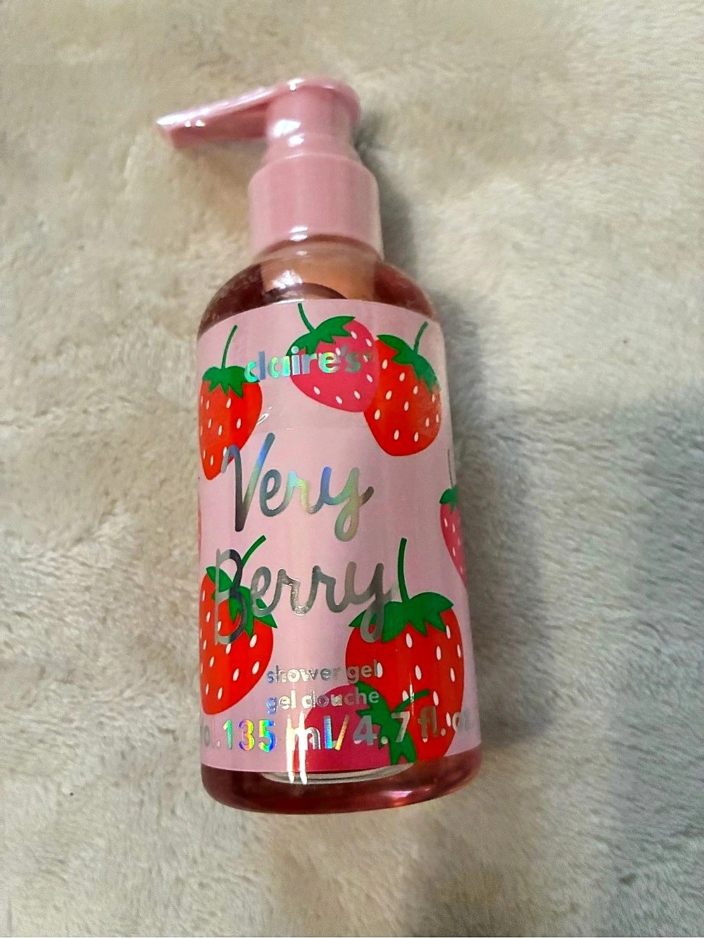 Claire's Very Berry Shower Gel Strawberry 135 ml